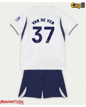 Tottenham Hotspur Micky van de Ven #37 Echipament de Fotbal Replică 2026-27 Copii Acasa (+ Șorturi)